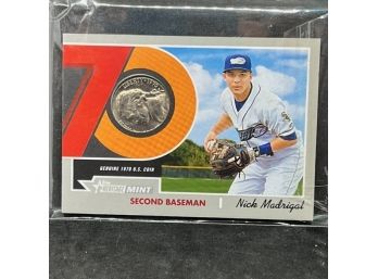 2019 Topps Heritage Nick Madrigal Rc Only 99 Made!!!