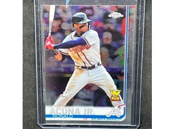 2019 TOPPS CHROME RONALD ACUNA JR ROOKIE CUP
