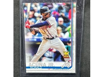 2019 TOPPS SERIES 1 RONALD ACUNA JR ROOKIE CUP