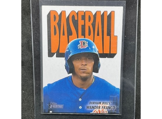 2021 TOPPS  HERITAGE WANDER FRANCO RC