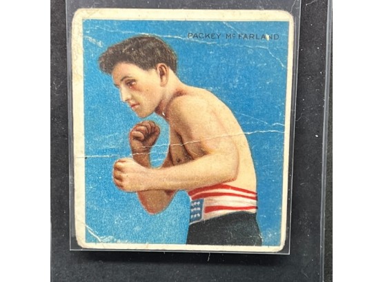 1910 T218 HASSAN BACK PACKEY MCFARLAND - THE FIGHTER NO CHAMP WOULD FIGHT!