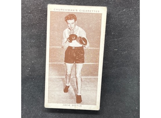 1938 Churchman 'Boxing Personalities' JACK DOYLE