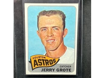 1965 TOPPS JERRY GROTE - METS HALL OF FAME