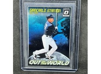 2018 OPTIC GIANCARLO STANTON OUT OF THIS WORLD INSERT!