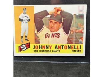 1960 TOPPS JOHNNY ANTONELLI