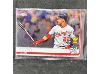 2019 TOPPS CHROME JUAN SOTO ROOKIE CUP!
