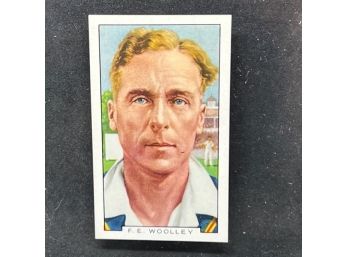 1936 GALLAHER LTD SPORTING PERSONALITIES FRANK WOOLLEY
