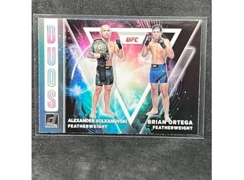 2022 DONRUSS UFC ALEXANDER VOLKANOVSKI AND BRIAN ORTEGA