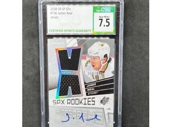 2008-09 SP SPx JAMES NEAL JERSEY AUTO ONLY 999 MADE