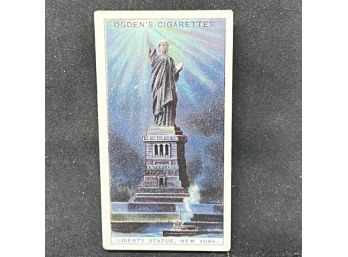 1908 OGDEN'S RECORDS OF THE WORLD STATUE OF LIBERTY!!! AMAZING CARD