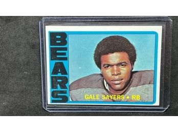 1972 TOPPS GALE SAYERS HALL OF FAMER!!