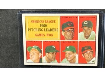 1961 TOPPS PITCHING LEADERS
