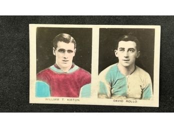 1922 BOYS' FRIEND DAVID ROLLO AND WILLIAM KIRTON - FAMOUS FOOTBALLERS