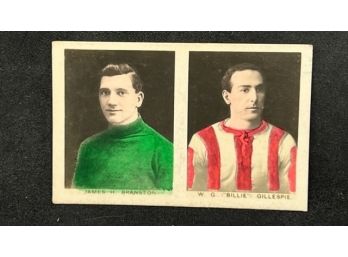 1922 THE BOYS' FRIEND BILLIE GILLESPIE & JAMES BRANSTON - FAMOUS FOOTBALLERS