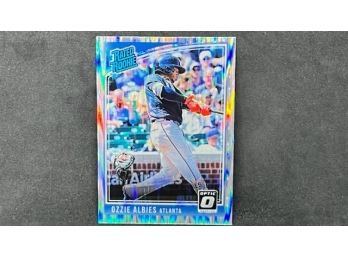 2018 OPTIC RATED ROOKIE OZZIE ALBIES PRIZM SHIMMER