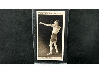 1928 Ogden's Pugilists In Action Tobacco YOUNG STANLEY