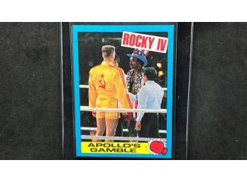 1985 TOPPS ROCKY IV APOLLO'S GAMBLE