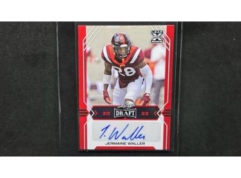 2021 LEAF JERMAINE WALLER RED PARALLEL RC AUTO