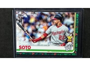 2019 TOPPS HOLIDAY JUAN SOTO ROOKIE CUP