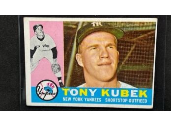 1960 TOPPS TONY KUBEK YANKEES STAR