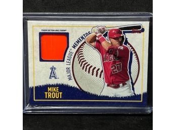 2020 TOPPS MIKE TROUT MEMENTOS RELIC CARD