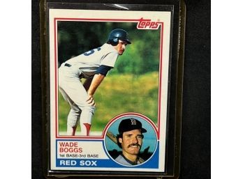 1983 TOPPS WADE BOGGS RC!