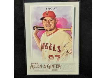 2020 TOPPS ALLEN & GINTER MIKE TROUT