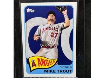 2021 TOPPS MIKE TROUT '65 TOPPS DESIGN