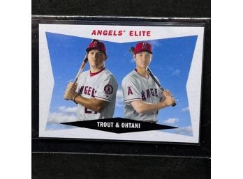 2020 TOPPS ARCHIVES MIKE TROUT FEAT. SHOHEI OHTANI