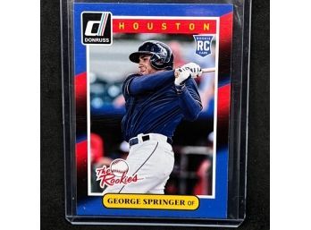 2014 DONRUSS THE ROOKIES GEORGE SPRINGER RC