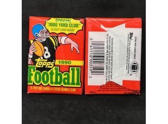 1990 TOPPS SEALED PACKS NFL LOADED WITH HALL OF FAMERS