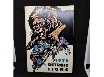 1970 DETROIT LIONS PROGRAM - SUPER CLEAN