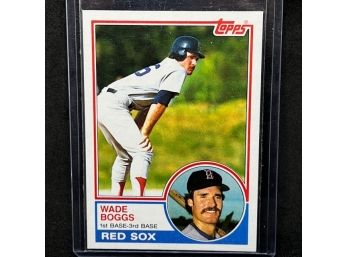 1983  TOPPS WADE BOGGS RC HALL OF FAMER