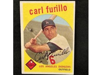 1959 TOPPS CARL FURILLO - DODGERS STAR