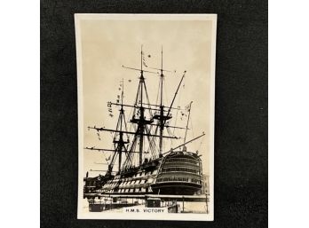 1938 Senior Service The SIGHTSs Of Britain Tobacco HMS VICTORY #28