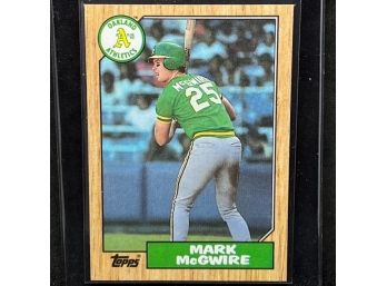 1987 TOPPS MARK MCGWIRE RC