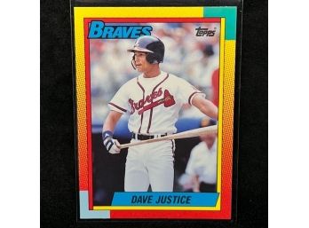1990 TOPPS DAVE JUSTICE RC
