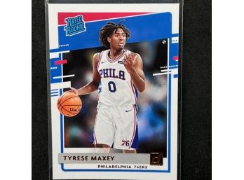 2020-21 DONRUSS RATED ROOKIE TYRESE MAXEY
