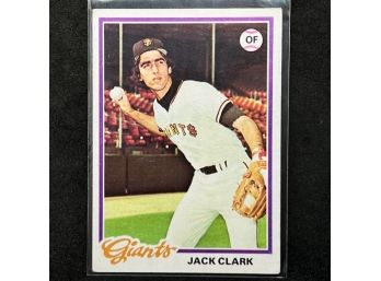 1978 TOPPS JACK CLARK