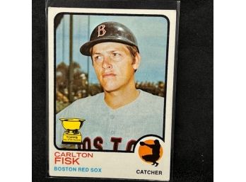 1973 TOPPS CARLTON FISK ROOKIE CUP