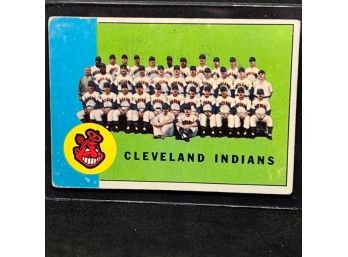 1963 TOPPS CLEVELAND INDIANS TEAM