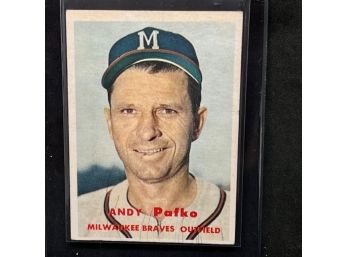 1957 TOPPS ANDY PAFKO