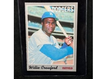 1970 TOPPS WILLIE CRAWFORD - DODGERS