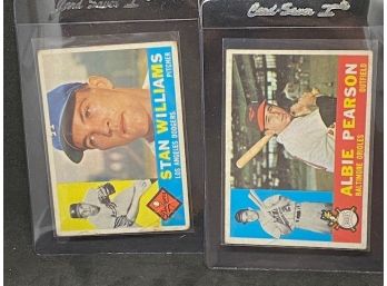 1960 TOPPS STAN WILLIAMS AND ALBIE PEARSON