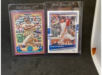 RONALD ACUNA PURPLE PARALLEL AND NICKNAME VARIATION