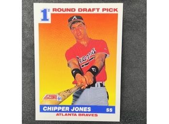 1991 SCORE CHIPPER JONES RC