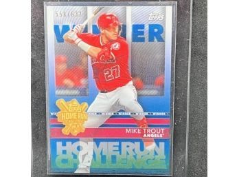 2020 TOPPS HOME RUN CHALLENGE MIKE TROUT ONLY 632 MADE
