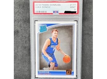 2018 DONRUSS RATED ROOKIE LUKA DONCIC RC PSA 9!!!