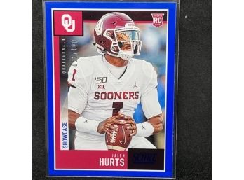 2020 SCORE BLUE PARALLEL  JALEN HURTS RC ONLY 100 MADE!