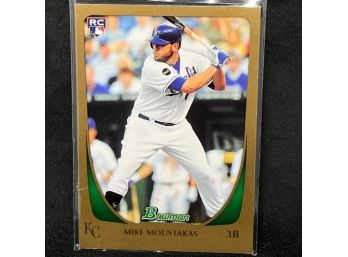 2011 BOWMAN MIKE MOUSTAKAS RC GOLD